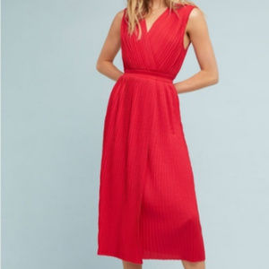 Anthropologie Tracy Reese Pleated Midi Dress